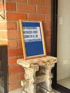 Conversación azul